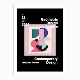 Geometric Design Archive Poster 41 Art Print