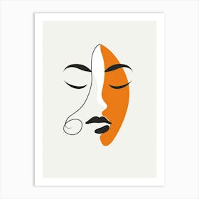 Portrait Of A Woman 624 Art Print