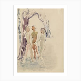 Boys, 1900 1925 By Magnus Enckell Art Print