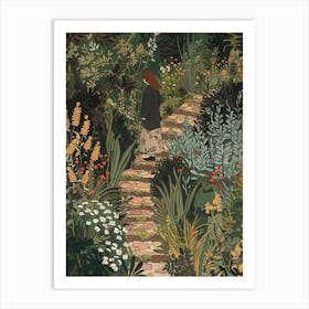In The Garden Sissinghurst Castle Garden United Kingdom 3 Art Print