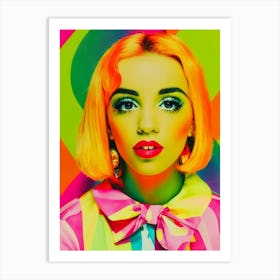 Melanie Martinez Colourful Pop Art Art Print