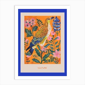 Spring Birds Poster Vulture 2 Art Print