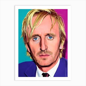 Rhys Ifans Pop Movies Art Movies Art Print