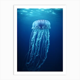 Box Jellyfish Ocean Realistic 2 Art Print