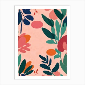 Abstract Floral Pattern Art Print