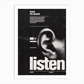 Listen Art Print