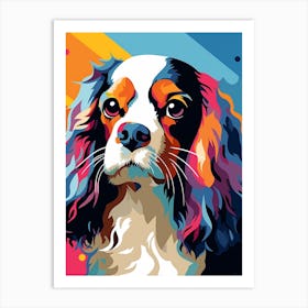 Pop Art Cavalier King 3 Art Print