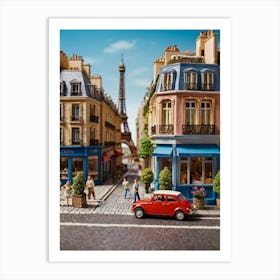 Paris Street Scene 3 Art Print