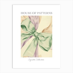 Coquette In Sage 3 Pattern Poster Art Print
