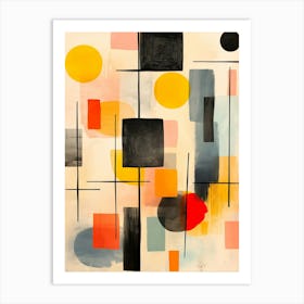 Abstract Blocks Art Print