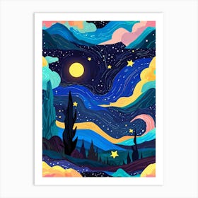 Night Sky 23 Art Print