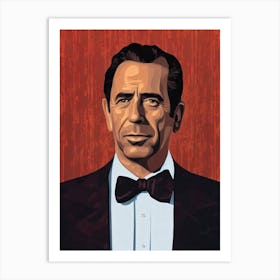 Humphrey BogMovies art Illustration Movies Art Print