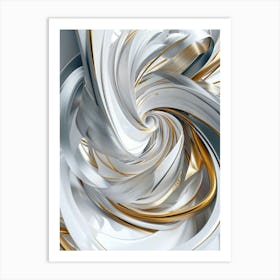 Abstract Swirl Art Print