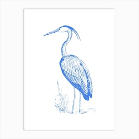 Heron 4 Art Print