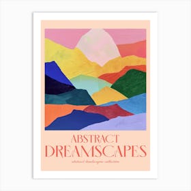 Abstract Dreamscapes Landscape Collection 29 Art Print