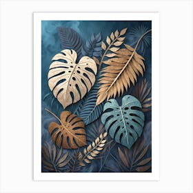 Tropical Leaves 38 Art Print