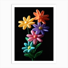 Bright Inflatable Flowers Edelweiss 1 Art Print