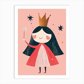 Little Princess With Wand Art Print