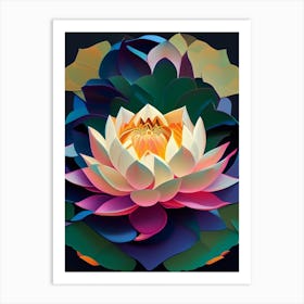 Sacred Lotus Fauvism Matisse 2 Art Print