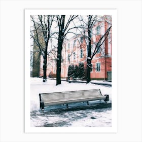 Winter In Tallinn 1 Art Print