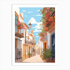 Seville Spain 3 Illustration Art Print