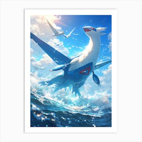 Latios S From Pokemon Art Print