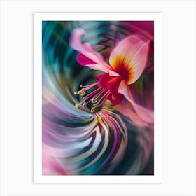 Colourful Twist Art Print