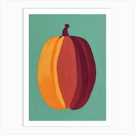 Squash Bold Graphic vegetable Art Print