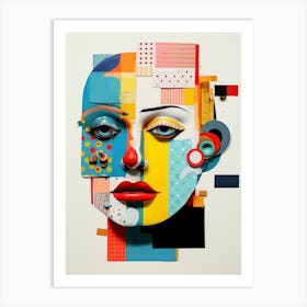 Collage Art Art Print