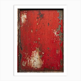 Vintage Frame Exhibiting Signs Of Aging A Spectrum Of Worn And Grimy Textures Co Existing On Its Su (2) Art Print