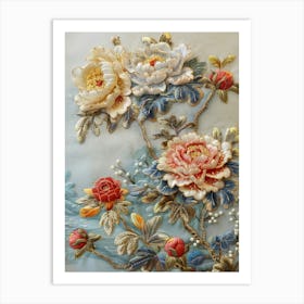 Chinese Embroidery 35 Art Print