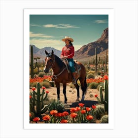 Cactus Desert Art Print