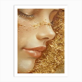 Gold Painting Art Print