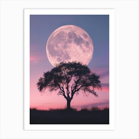 Full Moon In The Sky 1 Art Print