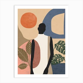 Portrait Of A Tropical Woman Art Print