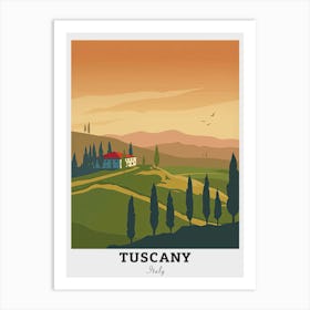 Tuscany Travel Art Print