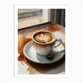 Coffee Drips Art Print