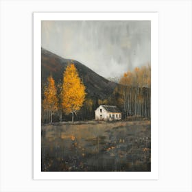 Autumn House 1 Art Print