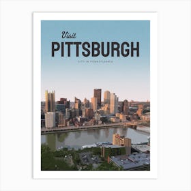 Pittsburgh Cityscape Art Print