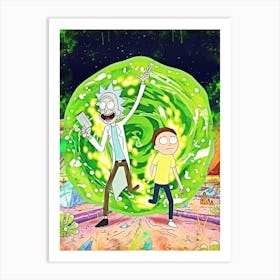 Rick And Morty Art Print