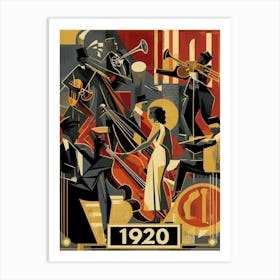 Aihrgdesign A Vintage Art Poster Celebrating The Harlem Renai A9500c41 3e3d 4615 9d65 9176e23fc5c7 3 Art Print