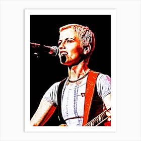 Dolores O'Riordan The Cranberries Art Print