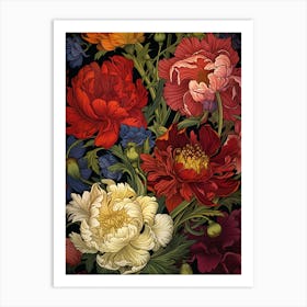 Peonies 17 Art Print