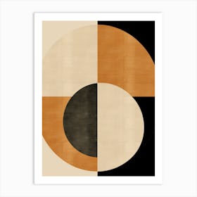 Beige Bauhaus Schweinfurt Spectrum Art Print