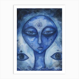 Alien Eyes Art Print