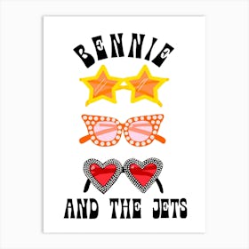 Bennie And The Jets, Elton John Art Print
