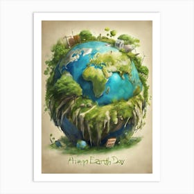 Earth Day Art Print