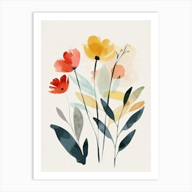 Timeless Vibes Mid Century Style Art Print