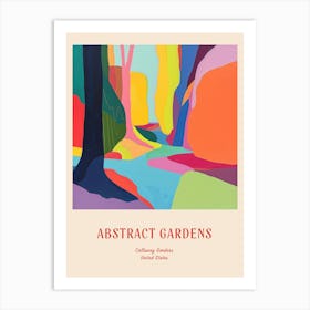 Colourful Gardens Callaway Gardens Usa 4 Red Poster Art Print