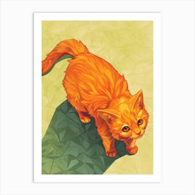 Orange Cat 14 Art Print